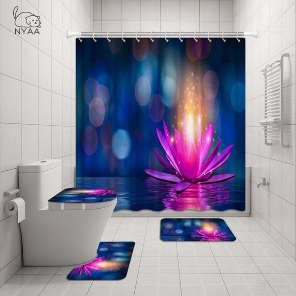 180x180cm purple flower abstract lotus shower curtain fabric bathroom curtains set non-slip rugs toilet lid cover mat carpet bath accessory
180x180cm purple flower abstract lotus shower curtain fabric bathroom curtains set non-slip rugs toilet lid cover mat carpet bath accessory