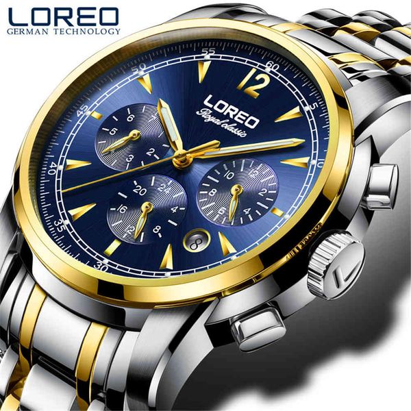 loreo brand sports mechanical watches men luxury sapphire 50m waterproof stainless steel automatic montre homme, Slivery;brown
loreo brand sports mechanical watches men luxury sapphire 50m waterproof stainless steel automatic montre homme, Slivery;brown