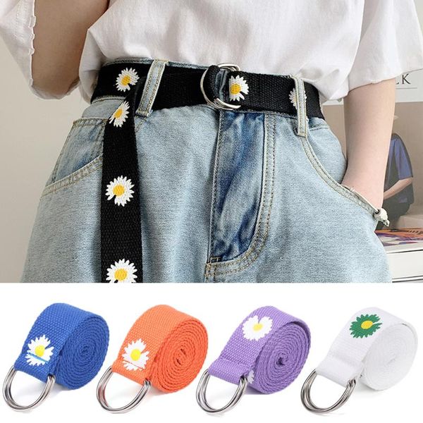 belts canvas small daisies printed double buckle punk waist strap women men teenager long wide jeans clothing accessories, Black;brown
belts canvas small daisies printed double buckle punk waist strap women men teenager long wide jeans clothing accessories, Black;brown