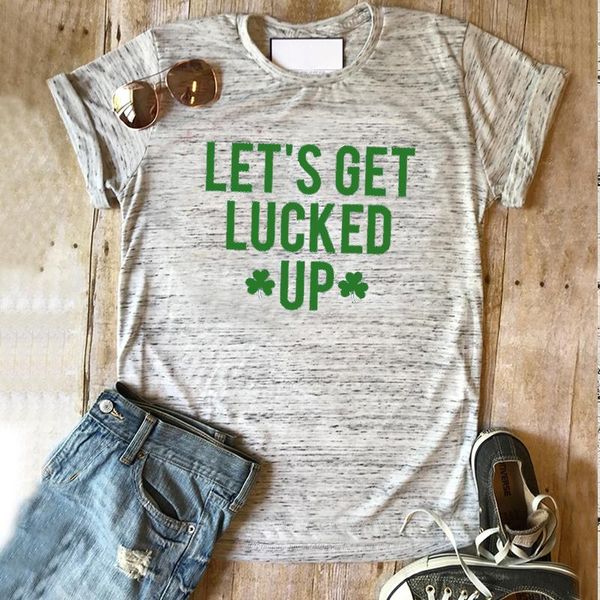 women's t-shirt let's get lucked up shirt 2021 women shamrock fashion girls drinking tee plus size st patrick's tshirt, White
women's t-shirt let's get lucked up shirt 2021 women shamrock fashion girls drinking tee plus size st patrick's tshirt, White