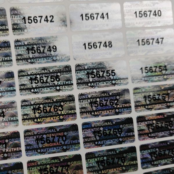 5000pcs serial number holographic genuine authentic warranty void tamper proof evident sticker 20mm x 10mm
5000pcs serial number holographic genuine authentic warranty void tamper proof evident sticker 20mm x 10mm