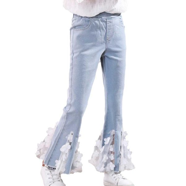 jeans 4-12y girls flared 2021 children's pants spring autumn fashion summer flower baby outerwear trousers youth, Blue
jeans 4-12y girls flared 2021 children's pants spring autumn fashion summer flower baby outerwear trousers youth, Blue