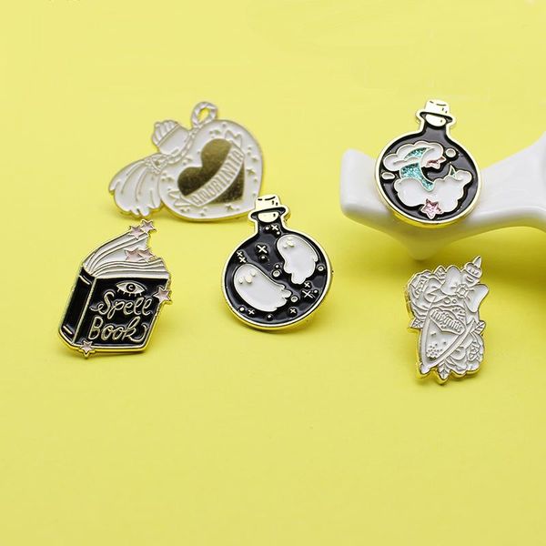 pins, brooches fashion enamel brooch black and white magic perfume bottle lapel pin school of creative badge, Gray
pins, brooches fashion enamel brooch black and white magic perfume bottle lapel pin school of creative badge, Gray