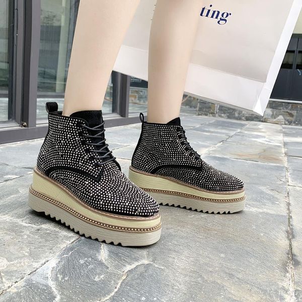 boots shiny women winter wedge platform chunky keep warm fashion crystal decoration non slip ankle drop ship, Black
boots shiny women winter wedge platform chunky keep warm fashion crystal decoration non slip ankle drop ship, Black