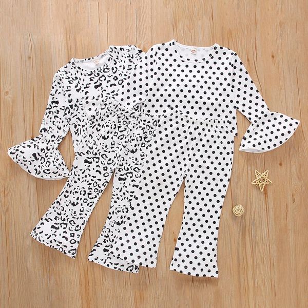 clothing sets 2pcs set kids baby girl flare long sleeve leopard dot t-shirt pant trouser outfits girls clothes, White
clothing sets 2pcs set kids baby girl flare long sleeve leopard dot t-shirt pant trouser outfits girls clothes, White