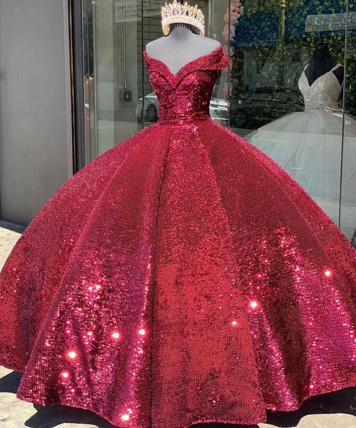 2022 wine red ball gown evening dresses for quinceanera formal party dress v neck glitter sequined cap short sleeves corset plus size puffy, Black;red
2022 wine red ball gown evening dresses for quinceanera formal party dress v neck glitter sequined cap short sleeves corset plus size puffy, Black;red