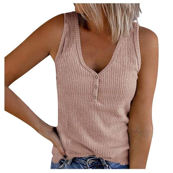 knit button tank women's v-neck undershirt sleeveless casual gilet femme button-down solid color summer chaleco punto mujer tanks & cam, White
knit button tank women's v-neck undershirt sleeveless casual gilet femme button-down solid color summer chaleco punto mujer tanks & cam, White