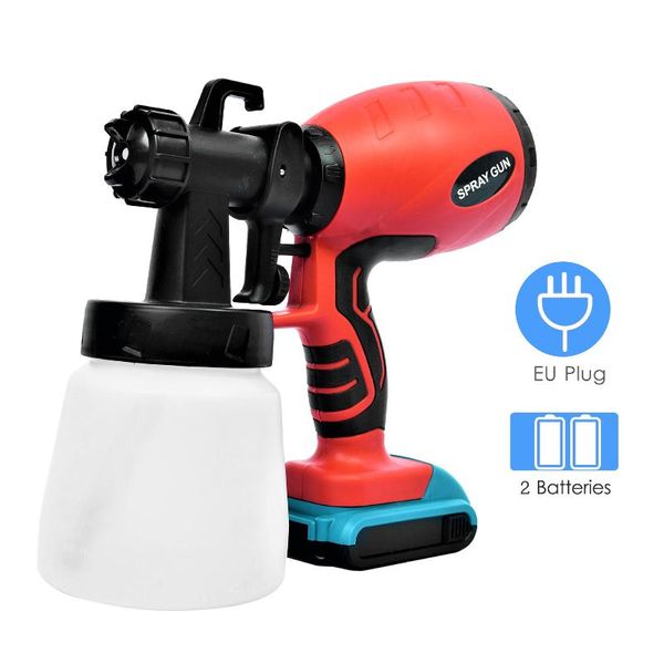 professional spray guns 120w electric paint sprayer handheld quick cordless 3 patterns with flow rate control 800ml container
professional spray guns 120w electric paint sprayer handheld quick cordless 3 patterns with flow rate control 800ml container