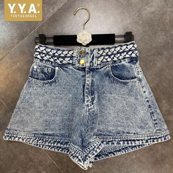 women's jeans summer women ruffle flare denim shorts fashion weave waist design pants streetwear pockets loose wide leg female s-l, Blue
women's jeans summer women ruffle flare denim shorts fashion weave waist design pants streetwear pockets loose wide leg female s-l, Blue