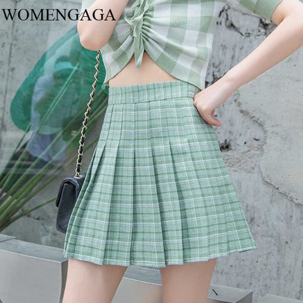 womengaga pleated lovely plus size women's summer high waisted plaid a-line green mini short skirt fhyg 210603, Black
womengaga pleated lovely plus size women's summer high waisted plaid a-line green mini short skirt fhyg 210603, Black