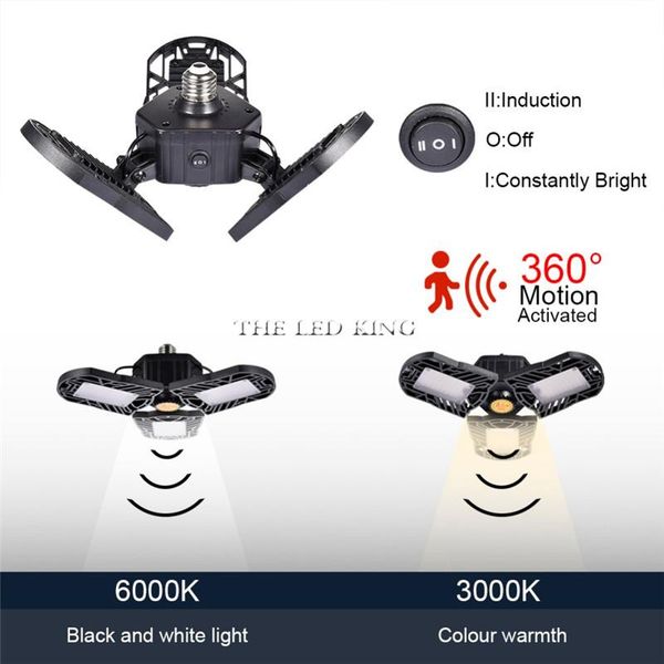 bulbs led garage light 360 degrees deformable ceiling for home warehouse workshop folding three-leaf deformation lamp ac85-265v
bulbs led garage light 360 degrees deformable ceiling for home warehouse workshop folding three-leaf deformation lamp ac85-265v