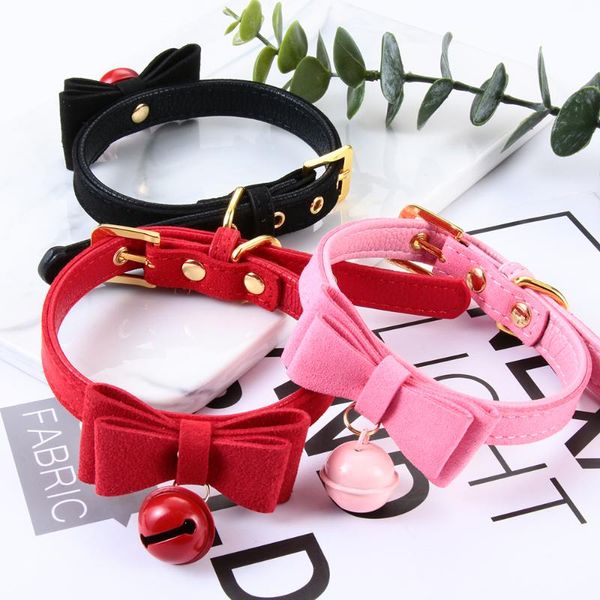 pc bowknot cat collar suede pu leather bells necklace adjustable small dog puppy kitten collars pet supplies accessories & leads
pc bowknot cat collar suede pu leather bells necklace adjustable small dog puppy kitten collars pet supplies accessories & leads