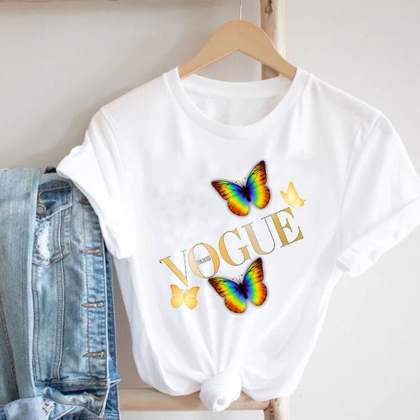 women's t-shirt women clothing butterfly letter cute kawaii fruit cartoon ladies summer clothes print tshirt female tee graphic, White
women's t-shirt women clothing butterfly letter cute kawaii fruit cartoon ladies summer clothes print tshirt female tee graphic, White