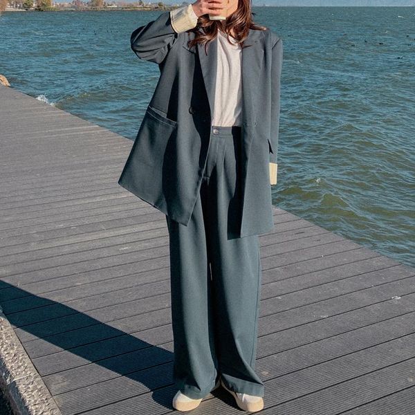 women's two piece pants 2021 fashion vintage blazer suit elegant business wear blazers + high waist wide leg suits 2 set, White
women's two piece pants 2021 fashion vintage blazer suit elegant business wear blazers + high waist wide leg suits 2 set, White