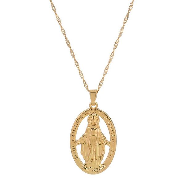 pendant necklaces vintage the virgin maria necklace quality gold color catholic christian cards charm chain jewelry, Silver
pendant necklaces vintage the virgin maria necklace quality gold color catholic christian cards charm chain jewelry, Silver