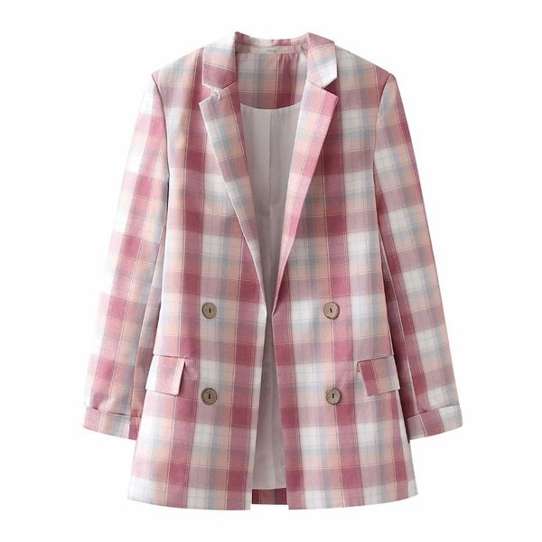 women's suits & blazers puwd classic plaid women suit 2021 autumn/winter commuter series lapel casual slim retro temperament trendy fem, White;black
women's suits & blazers puwd classic plaid women suit 2021 autumn/winter commuter series lapel casual slim retro temperament trendy fem, White;black