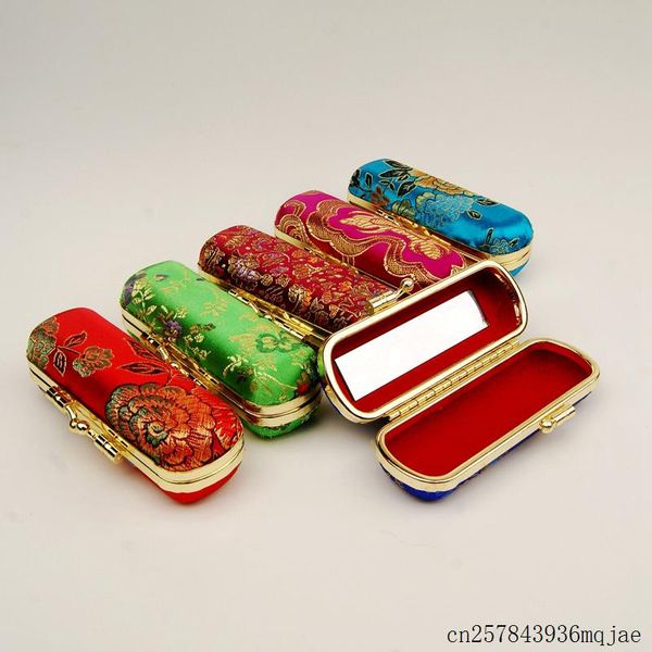 gift wrap 100pcs silk brocade jewelry boxes empty lipstick tubes packaging box with mirror lip containers storage case
gift wrap 100pcs silk brocade jewelry boxes empty lipstick tubes packaging box with mirror lip containers storage case