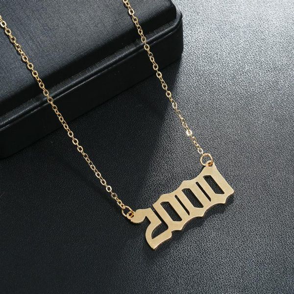 pendant necklaces fashion temperament gold color necklace 2021 digital year long simple birthday letter for women, Silver
pendant necklaces fashion temperament gold color necklace 2021 digital year long simple birthday letter for women, Silver