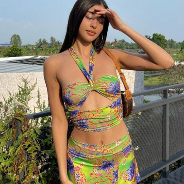 women's tanks & camis 2021 y2k print green crop summer women halter neck sleeveless hollow out backless beach tank, White
women's tanks & camis 2021 y2k print green crop summer women halter neck sleeveless hollow out backless beach tank, White