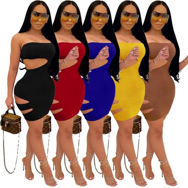casual dresses 2021 summer fashion solid color nightclub party commuter wrapped chest burnt hole hollow dress female, Black;gray
casual dresses 2021 summer fashion solid color nightclub party commuter wrapped chest burnt hole hollow dress female, Black;gray