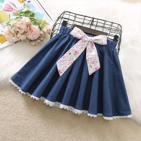 kids girls denim floral women skirts bow pleated spring summer teenage solid jean lace stitching 5 18y, Blue
kids girls denim floral women skirts bow pleated spring summer teenage solid jean lace stitching 5 18y, Blue