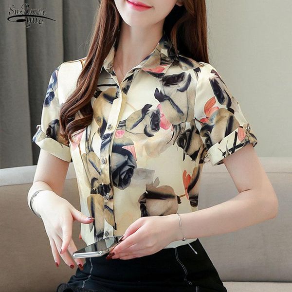 women's blouses & shirts blusas plus size 4xl summer women blouse short sleeve print silk shirt 2021 chic office lady clothing 10069, White
women's blouses & shirts blusas plus size 4xl summer women blouse short sleeve print silk shirt 2021 chic office lady clothing 10069, White