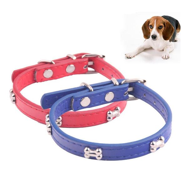 dog collars & leashes pu leather collar adjustable pet neck strap bone durable belt for small dogs cats supplies
dog collars & leashes pu leather collar adjustable pet neck strap bone durable belt for small dogs cats supplies