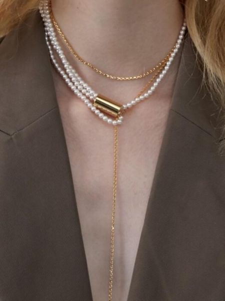 chains multi layer choker pearl necklace for women elegant wedding girl female collar gold bead fashion jewelry 2021, Silver
chains multi layer choker pearl necklace for women elegant wedding girl female collar gold bead fashion jewelry 2021, Silver