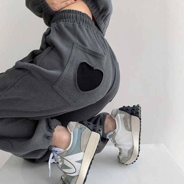 women's pants & capris houzhou women 2021 spring gray sweatpants jogger fashion track cotton trousers for female korean style, Black;white
women's pants & capris houzhou women 2021 spring gray sweatpants jogger fashion track cotton trousers for female korean style, Black;white