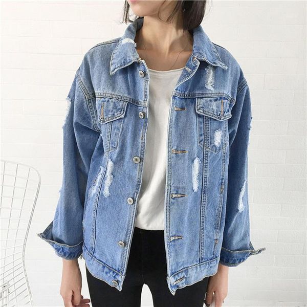 women's jackets nice ladies basic coats women autumn winter denim jacket vintage long sleeve girls loose casual female jeans coat outwe, Black;brown
women's jackets nice ladies basic coats women autumn winter denim jacket vintage long sleeve girls loose casual female jeans coat outwe, Black;brown