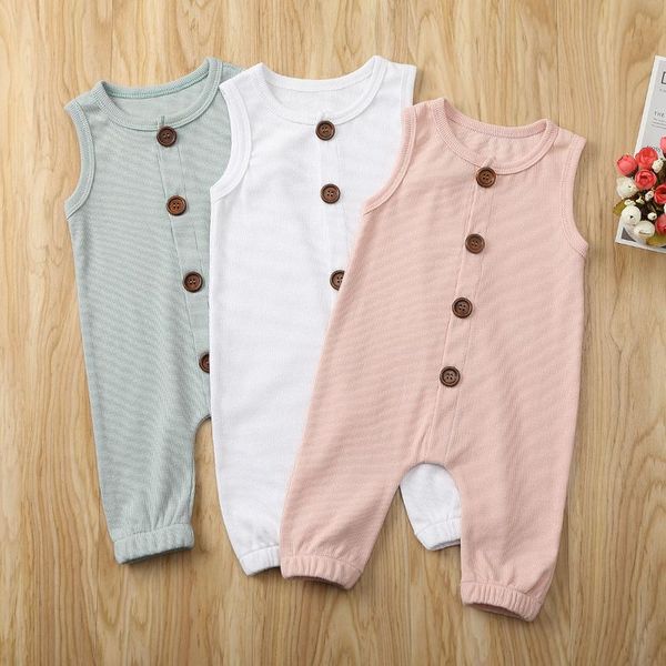 jumpsuits 0-24m born baby boys girls sleeveless romper solid jumpsuit playsuit cotton one-pieces summer, Blue
jumpsuits 0-24m born baby boys girls sleeveless romper solid jumpsuit playsuit cotton one-pieces summer, Blue