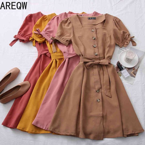 women's dress summer clothing for women short sleeve a-line mini dresses sweet 210507, Black;gray
women's dress summer clothing for women short sleeve a-line mini dresses sweet 210507, Black;gray