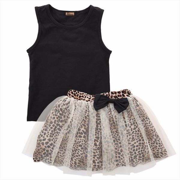 baby clothing set girl sleeveless black tutu leopard bow skirt 2pcs sweet suits newborn kids outfits, White
baby clothing set girl sleeveless black tutu leopard bow skirt 2pcs sweet suits newborn kids outfits, White