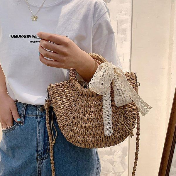 evening bags straw bag for women hand-woven handbag lace bow rattan big capacity drawstring casual beach shoulder crossbody
evening bags straw bag for women hand-woven handbag lace bow rattan big capacity drawstring casual beach shoulder crossbody