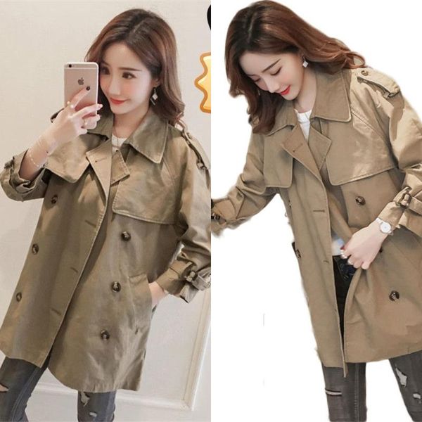 women's trench coats winterspring women double breasted loose coat female korean casual harajuku overcoat windbreaker m184, Tan;black
women's trench coats winterspring women double breasted loose coat female korean casual harajuku overcoat windbreaker m184, Tan;black