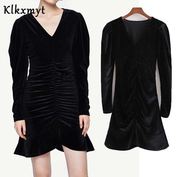 klkxmyt za dress women england style fashion reffled vintage mini dresses female vestidos de fiesta noche vestido 210527, Black;gray
klkxmyt za dress women england style fashion reffled vintage mini dresses female vestidos de fiesta noche vestido 210527, Black;gray