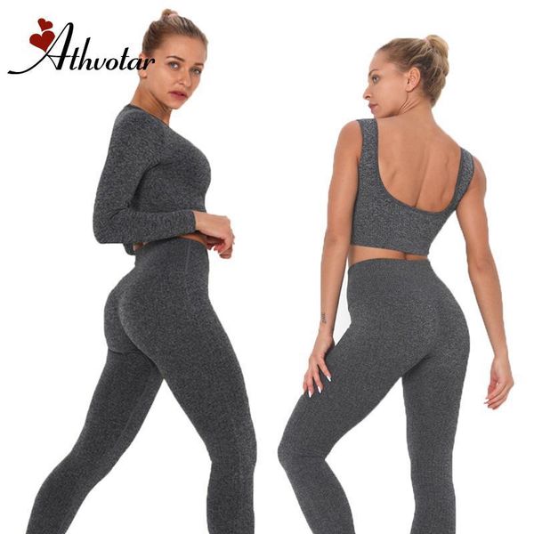 women yoga set gym clothes athletic wear sports legging seamless fitness bra crop long sleeve suit outfit
women yoga set gym clothes athletic wear sports legging seamless fitness bra crop long sleeve suit outfit
