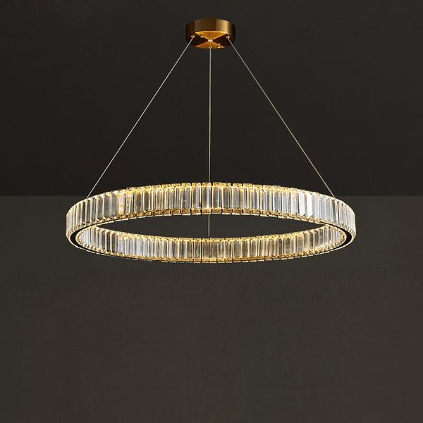 stainless steel silver golden crystal lucky ring lustre chandelier lighting suspension luminaire lampen for foyer chandeliers
stainless steel silver golden crystal lucky ring lustre chandelier lighting suspension luminaire lampen for foyer chandeliers