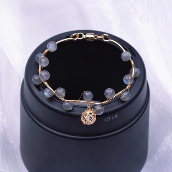 link, chain strawberry crystal moonstone natural stone original silver jewelry women bracelet ins transfer recruiting peach blossom, Black
link, chain strawberry crystal moonstone natural stone original silver jewelry women bracelet ins transfer recruiting peach blossom, Black