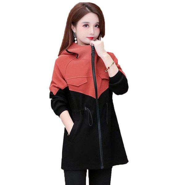 women's trench coats windbreaker jacket 2021 spring autumn ladies mid-length drawstring slim casual hooded zipper outerwear femm 4xl, Tan;black
women's trench coats windbreaker jacket 2021 spring autumn ladies mid-length drawstring slim casual hooded zipper outerwear femm 4xl, Tan;black