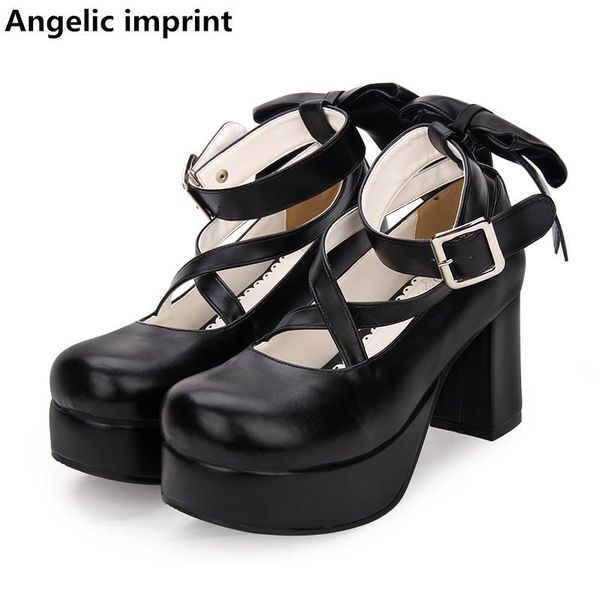 dress shoes angelic imprint woman mori girl lolita cosplay lady high heels pumps women princess party 33-47 8cm bowtie, Black
dress shoes angelic imprint woman mori girl lolita cosplay lady high heels pumps women princess party 33-47 8cm bowtie, Black