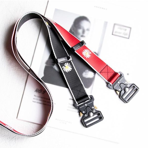 belts fashion daisy canvas belt harajuku tactical outdoor automatic buckle waist strap jeans trouser women waistband, Black;brown
belts fashion daisy canvas belt harajuku tactical outdoor automatic buckle waist strap jeans trouser women waistband, Black;brown