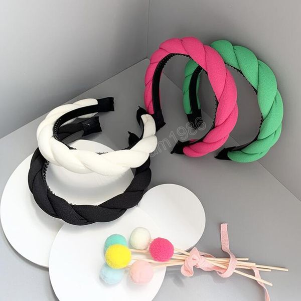 fashion women hair accessories solid color braid hairband handmade casual classic headbands headwear, Silver
fashion women hair accessories solid color braid hairband handmade casual classic headbands headwear, Silver