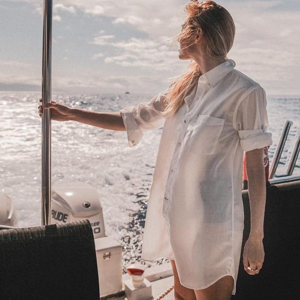cotton shirt style beach wear cover ups women bikini cover-ups swimwear loose blouses white dress tunic summer women's, White;black
cotton shirt style beach wear cover ups women bikini cover-ups swimwear loose blouses white dress tunic summer women's, White;black