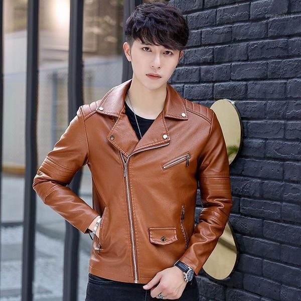 men's fur & faux pu leather male personality zipper jacket,fashion youth cycling jacket large size short with side zip, Black
men's fur & faux pu leather male personality zipper jacket,fashion youth cycling jacket large size short with side zip, Black