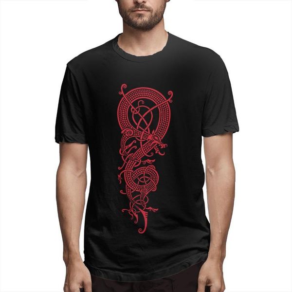 men's t-shirts the viking dragon (red) men amazing tees short sleeve crewneck t-shirt cotton birthday gift clothes, White;black
men's t-shirts the viking dragon (red) men amazing tees short sleeve crewneck t-shirt cotton birthday gift clothes, White;black