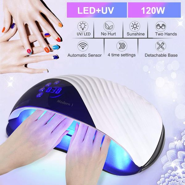 nail dryers uv led lamp 120w dryer with auto sensing for quick curing all gel polish manicure salon equipment build-in fan
nail dryers uv led lamp 120w dryer with auto sensing for quick curing all gel polish manicure salon equipment build-in fan