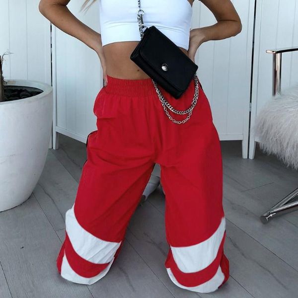 women's pants & capris high waist patchwork cargo women streetwear sweatpants joggers loose trousers autumn 2021 track, Black;white
women's pants & capris high waist patchwork cargo women streetwear sweatpants joggers loose trousers autumn 2021 track, Black;white