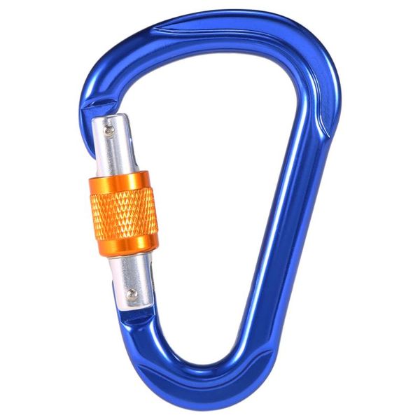 d-shaped lock safety connector spring-loaded gate buckle survive equipment rock climbing carabiner cords, slings and webbing
d-shaped lock safety connector spring-loaded gate buckle survive equipment rock climbing carabiner cords, slings and webbing