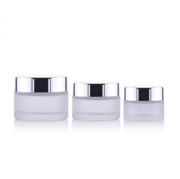 storage bottles & jars design frost glass make up cream jar pot containers with uv shining silver cap white pad 15g 30g 50g sn893
storage bottles & jars design frost glass make up cream jar pot containers with uv shining silver cap white pad 15g 30g 50g sn893